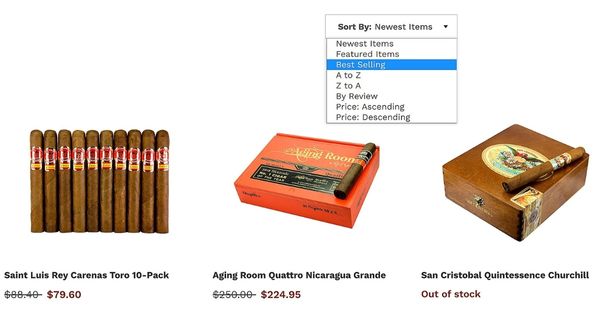 Atlantic Cigar best selling cigar choices